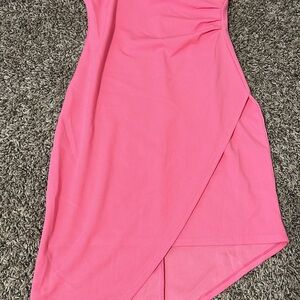 Elegant Pink Women's Dress